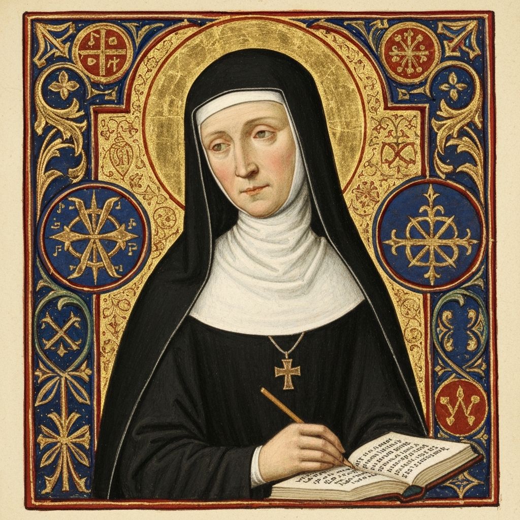 Portrait of Hildegard of Bingen