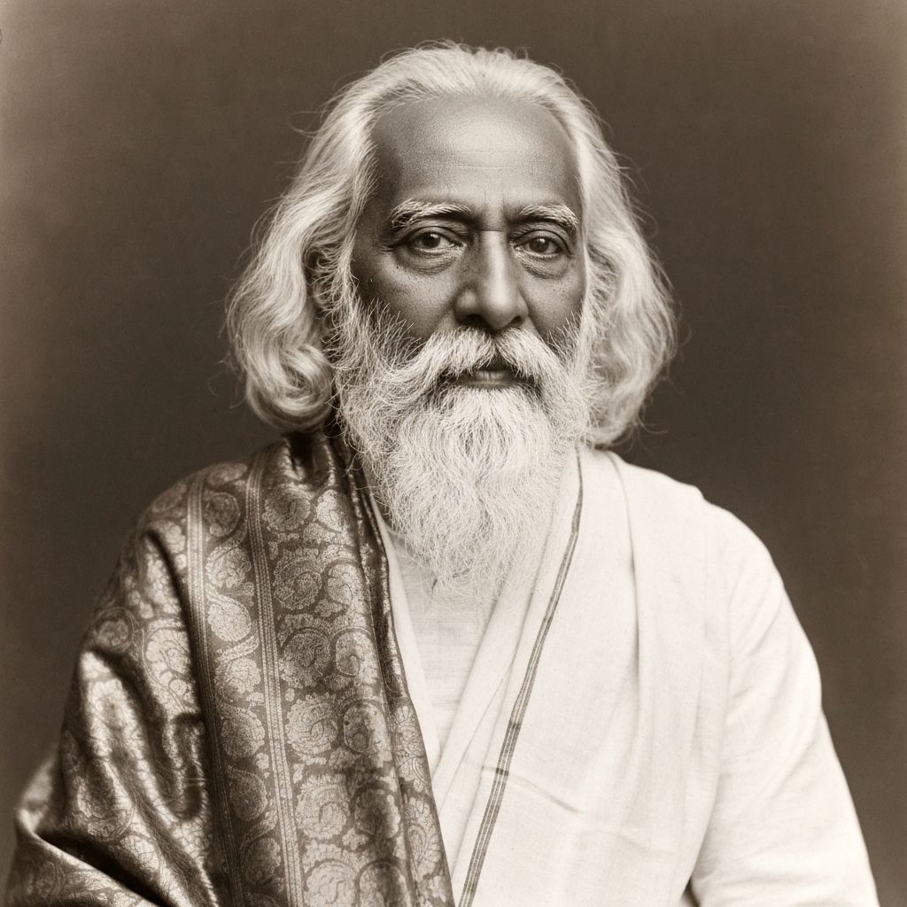 Portrait of Rabindranath Tagore